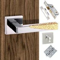 senza pari novi bathroom lever on flush rose polished chrome gold plat ...