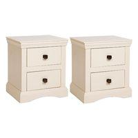 Set of 2 x Core Quebec 2 Drawer Bedsides