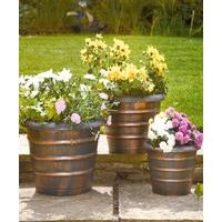 set of 3 garden planters