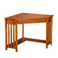 seif corner desk oak