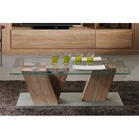 Season Coffee Table With Clear Glass Top
