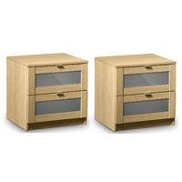 Set of 2 x Strada 2 Drawer Bedsides