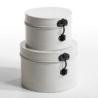 Set of 2 CHAPO Round Boxes