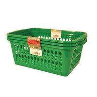 SET 3 MEDIUM HANDY BASKETS GREEN