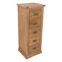 Sedan 5 Drawer Narrow Chest