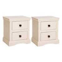 Set of 2 x Core Quebec 2 Drawer Bedsides