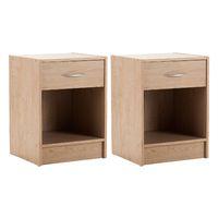 Set of 2 x Bellingham 1 Drawer Bedsides