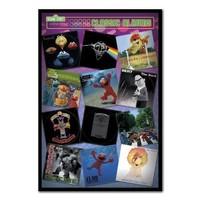 Sesame Street Classic Albums Poster Black Framed & Satin Matt Laminated - 96.5 x 66 cms (Approx 38 x 26 inches)