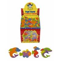 Sealife Mini Foam Jigsaw Puzzles (4 Assorted Designs) (Box Of 72)