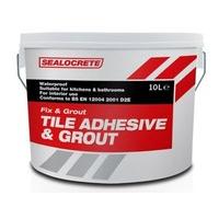 Sealocrete Fix \'n Grout All Purpose Wall Tile Adhesive & Grout - White Trade