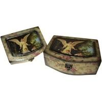 Set of 2 Angel Wooden Boxes - Caring Angel