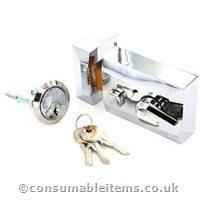 securit polished chrome double locking nightlatch narrow