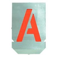 Set of Metal Lettering Stencils - A-Z - 80mm