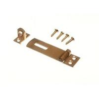 security hasp and staple for pad locks brass 50mm with screws pack of  ...