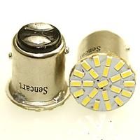 Sencart 2 x 1157 Ba15d P21/5W 22x3014SMD LED Car Auto Tail Side Indicator Lights Parking Lamp Bulb WhiteDC12V