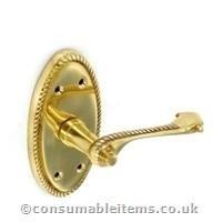 Securit Georgian Latch Oval Plate (Pair) - 125mm