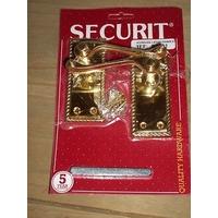 securit georgian latch handles pair 100mm