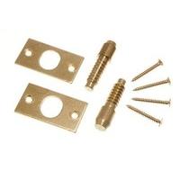 security hinge bolts eb brass plated steel with fixing screws 20 pairs ...