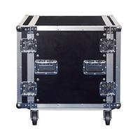 Semi Flight Rack Case 12U, Black