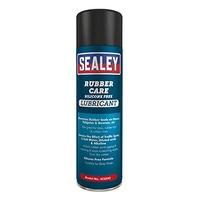 Sealey SCS043 500ml Rubber Care Silicone Free Lubricant - Blue (Pack of 6)
