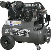 sealey sac3503b compressor 50 liter belt drive 3 hp with front control ...