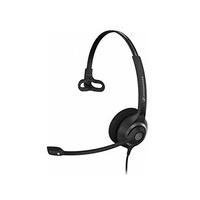 Sennheiser SC 230 Single Sided Headset Headphone with Head Strap for Wideband and Narrowband Phones Black