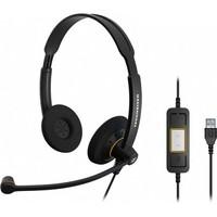 SENNHEISER 504547 SC 60 USB ML SC 30/60 UC Deployment Headset Range (Binaural UC headset with Call Control for Lync) - (Headsets Microphones > Headpho