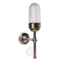 seawater resistant silver outdoor wall light paolo