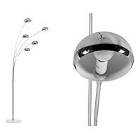 Senk Floor Lamp, Chrome