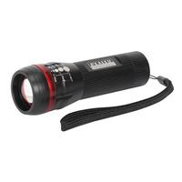 sealey led029 aluminium led torch 1w 3 x aaa cell