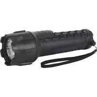 Sealey LED051 Rubber Waterproof Torch 3W CREE LED 2 x D Cell