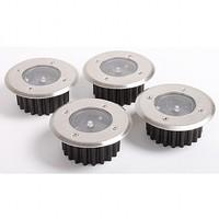 Set of 4 Ground Solar Lights