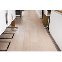 Select Engineered Oak Click Paris White Brushed UV Oiled 14/3mm By 189mm By 1860mm