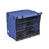 Settledown 2 Door Waterproof Dog Crate Covers Blue