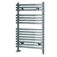 seattle chrome towel radiator w 500mm x h 1650mm