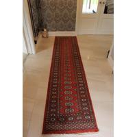 Serapi Indo Red Oriental Wool Runner Rug