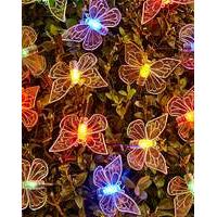 Set of 80 Multicolour Butterfly Lights