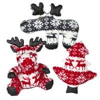 Set of 2 Christmas Plush Toys for Dogs
