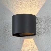 Semi-circular Ella LED outdoor wall light