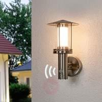 Sensoroutdoor wall lamp Swantje with LEDs