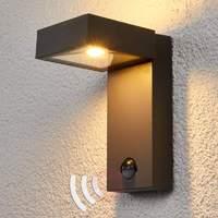 Sensor wall light Toska for outdoors, with LEDs