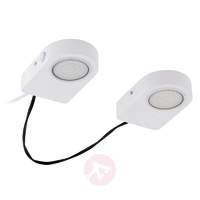 Set of 2 Lavaio LED underfit lights in white