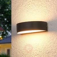 Semicircular LED outdoor wall light Lissi