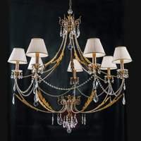 Seven lampshades - the chandelier Miramare