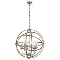 Searchlight 2476-6AB Orbit 6 Light Ceiling Pendant Light In Antique Brass