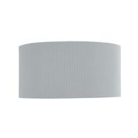 Searchlight 3462-2SI Drum Pleat 2 Light Wall Light In Chrome With Silver Shade