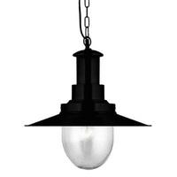searchlight 5301bk fisherman 1 light ceiling pendant in matt black wit ...