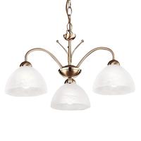 Searchlight 1133-3AB Milanese Antique Brass 3 Light Ceiling Pendant
