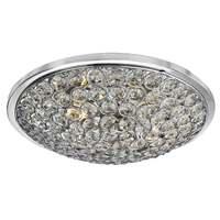 searchlight 4163 35cc orion 3 light flush ceiling light in chrome with ...