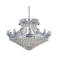 Searchlight 5048-8CC Bloomsbury 8 Light Semi Flush Ceiling Light In Chrome With Crystal